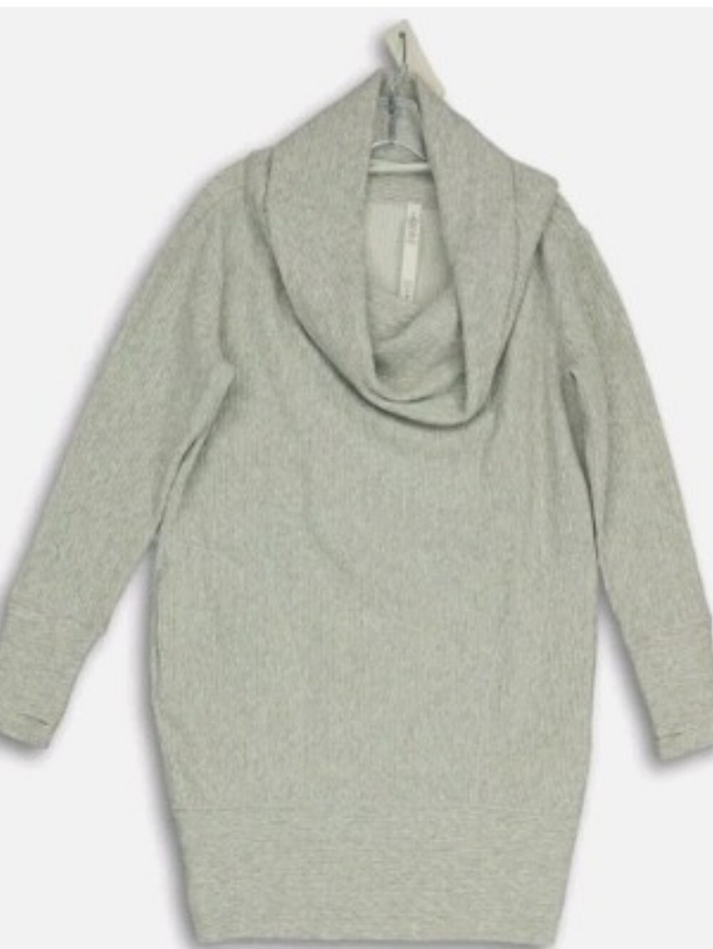 Lululemon Medium Cozy Cowl Neck Sweater Dress in Light Gray